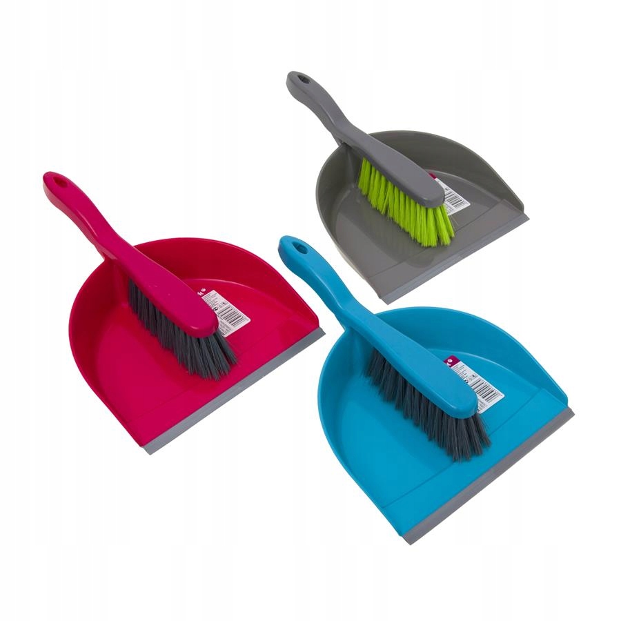 

Zmiotka z szufelką z gumą mix Coral York 062090