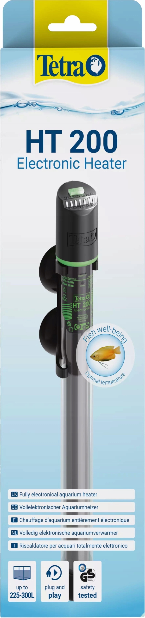 Levně Tetra Ht Akvarijní topítko Ht 200 200W topítko s regulací teploty 19-31
