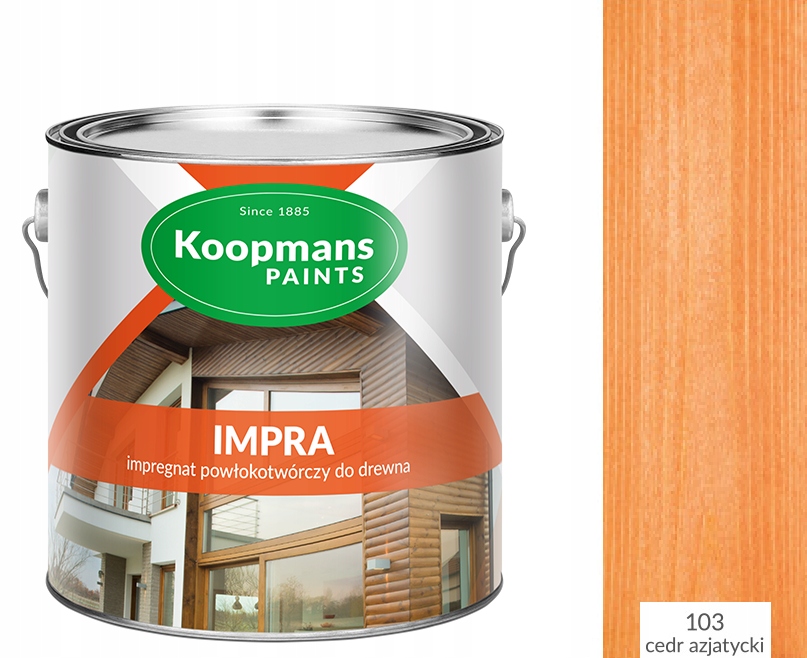 

Koopmans Impra Impregnat Olej 2,5 l Cedr 103
