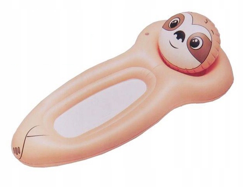 DMUCHANY LENIWIEC DO PŁYWANIA MATERAC 150X80CM