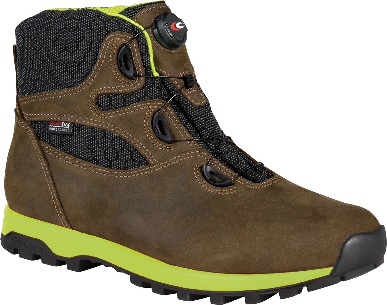 Buty Trzewiki Myśliwskie Włoskiej Marki Cofra Dome Lime