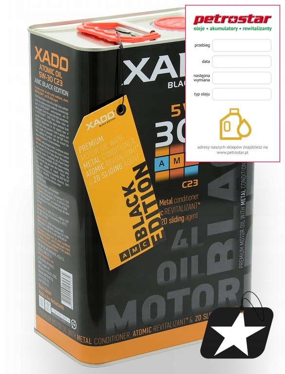 Xado Černý Amc C23 100% Syntetický Expao 5V30 4L