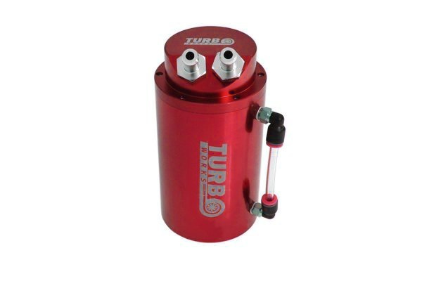 OIL CATCH TANK 0.7L 15MM TURBOWORKS RED