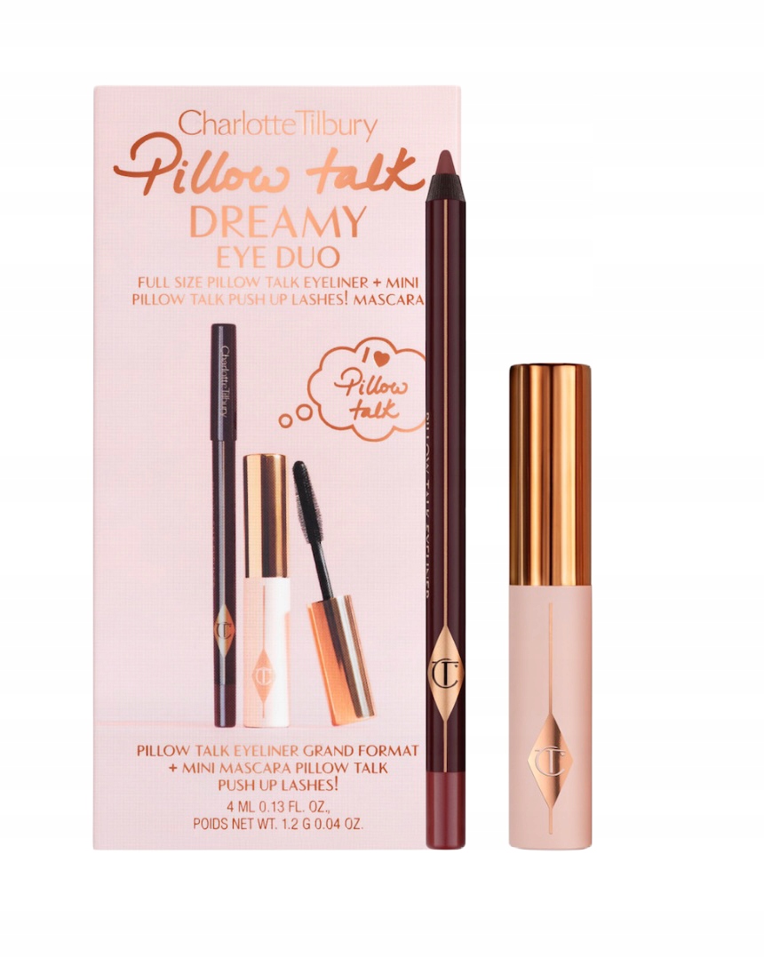 Pillow Talk Dreamy Eye Duo- Charlotte Tilbuty mini mascara eyeliner