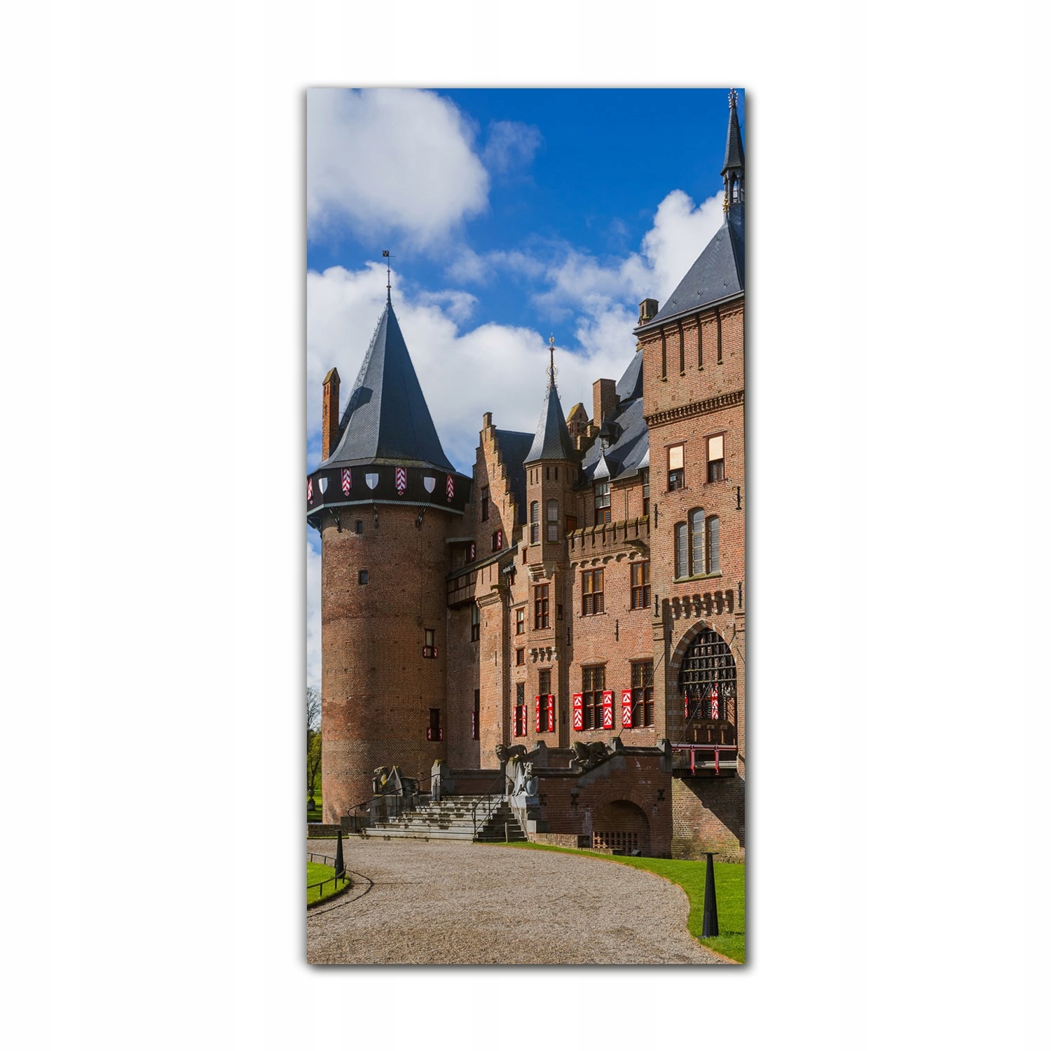 

Foto-obraz ścienny grafika 60x120 Zamek Holandia