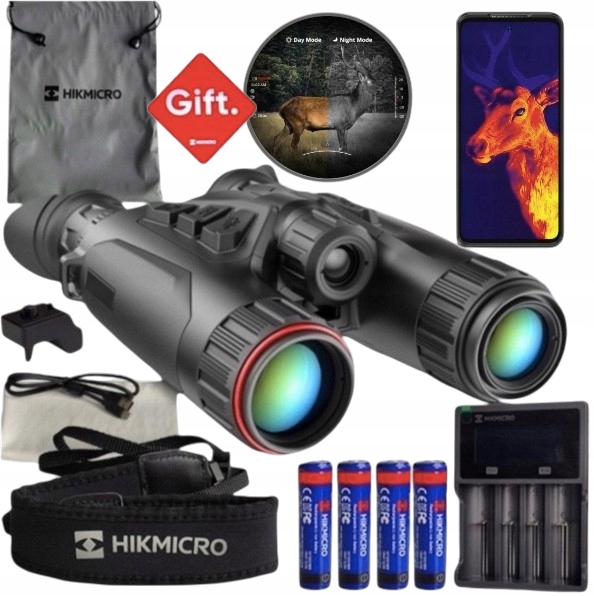 Termovizní dalekohled termovizní kamera Hikmicro Habrok 4K HE25LN Lrf IR850