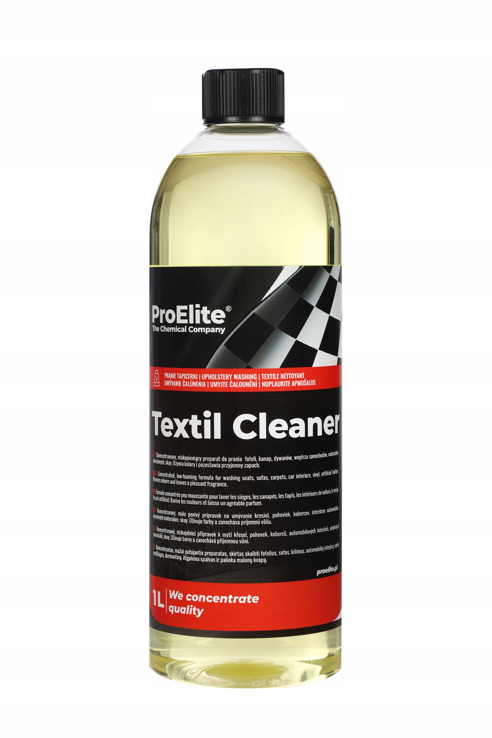 Niskopieniący koncentrat do prania tapicerki ProElite Textil Cleaner 1L