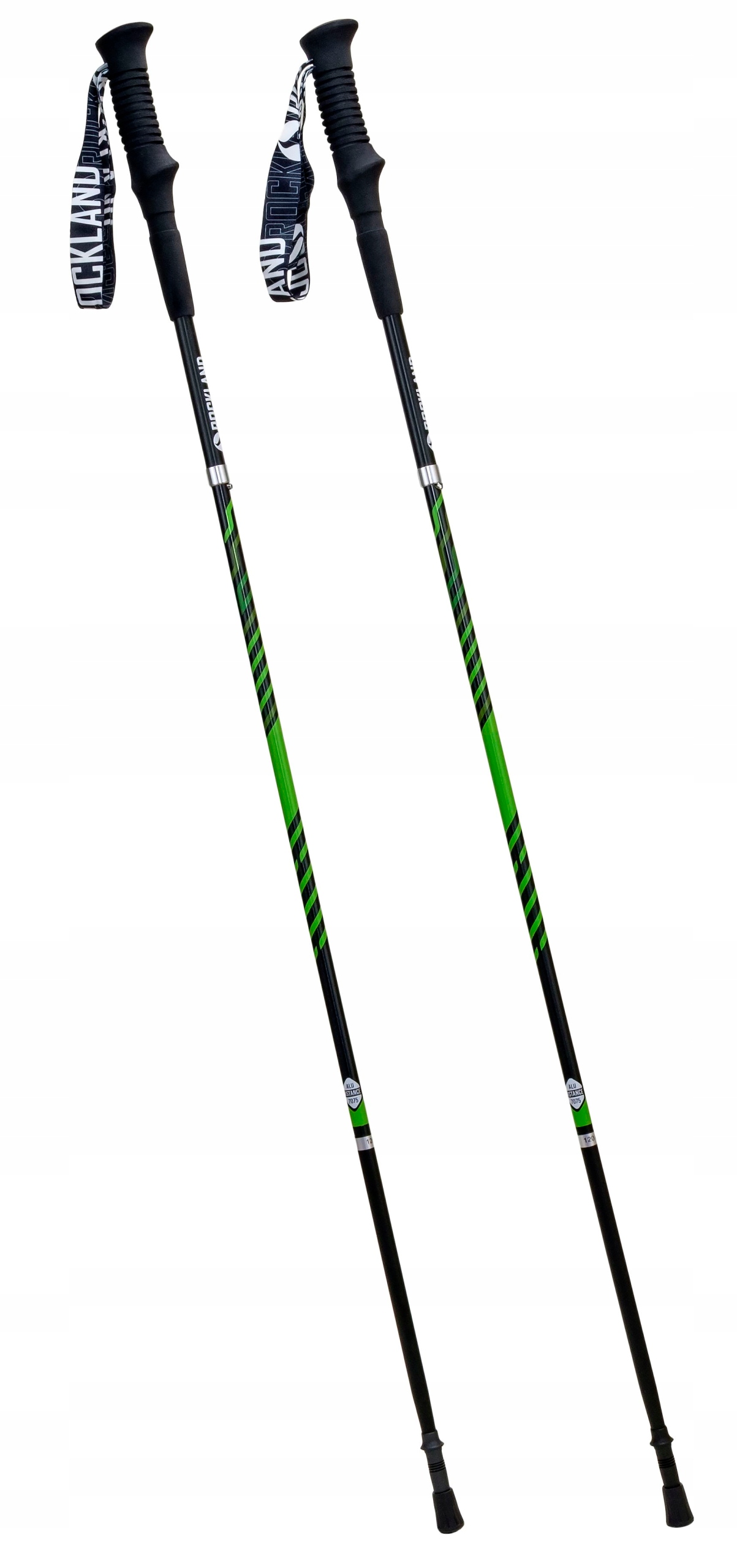 SKŁADANE KIJE BIEGOWE ALUMINIUM 7075 3 CZĘŚCIOWE ROCKLAND DISTANCE 120CM Marka Rockland