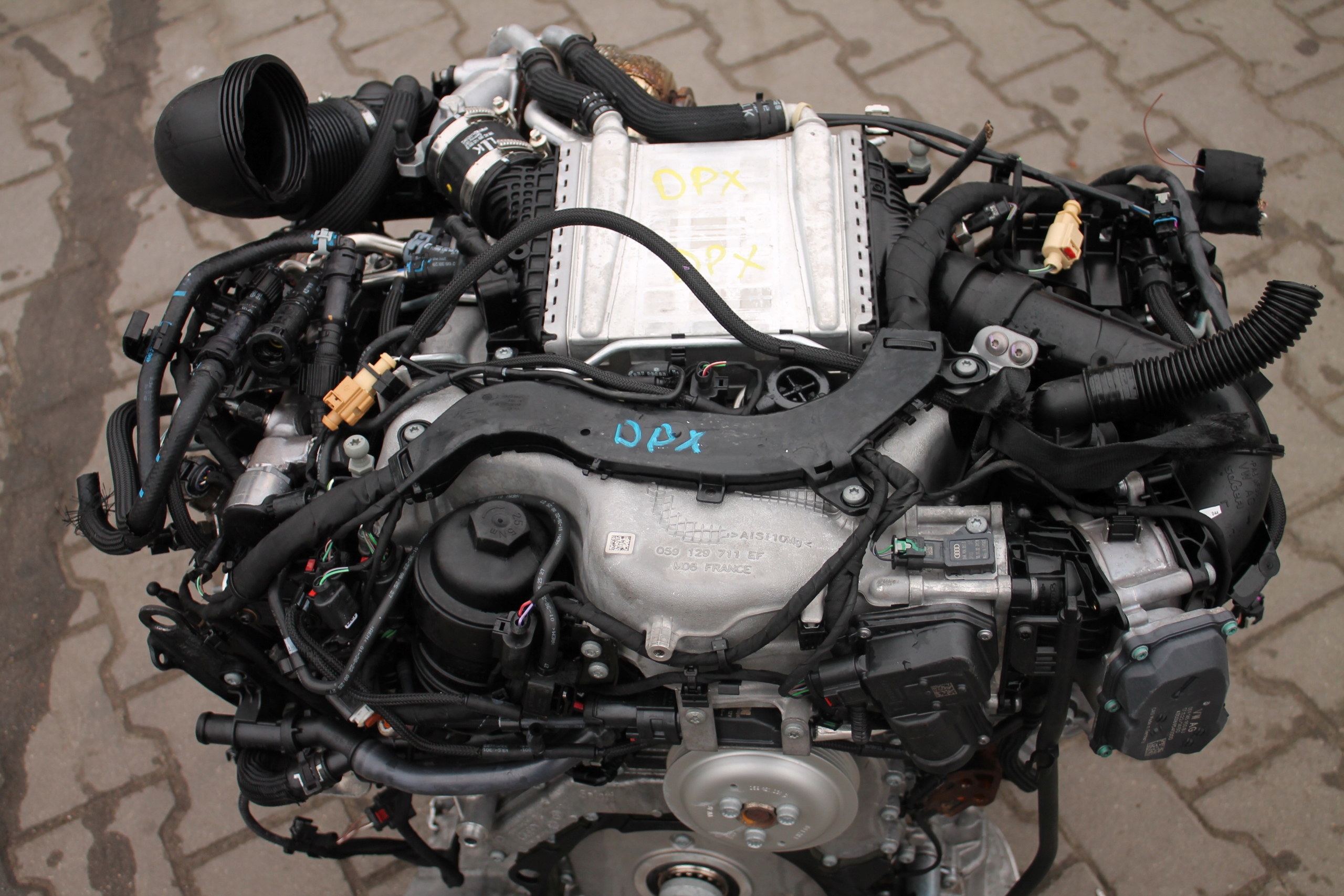 engine complete AUDI 3,0 TDI DPX 23 TYSKM