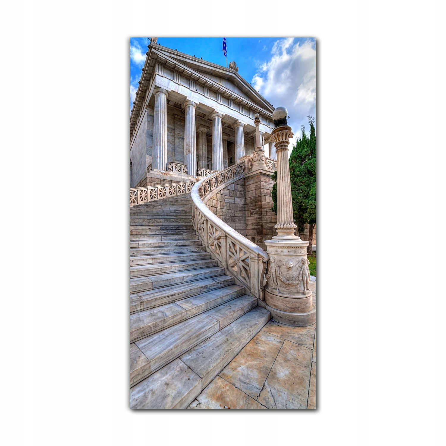 

Obraz szklany nowoczesny 70x140 Biblioteka Ateny