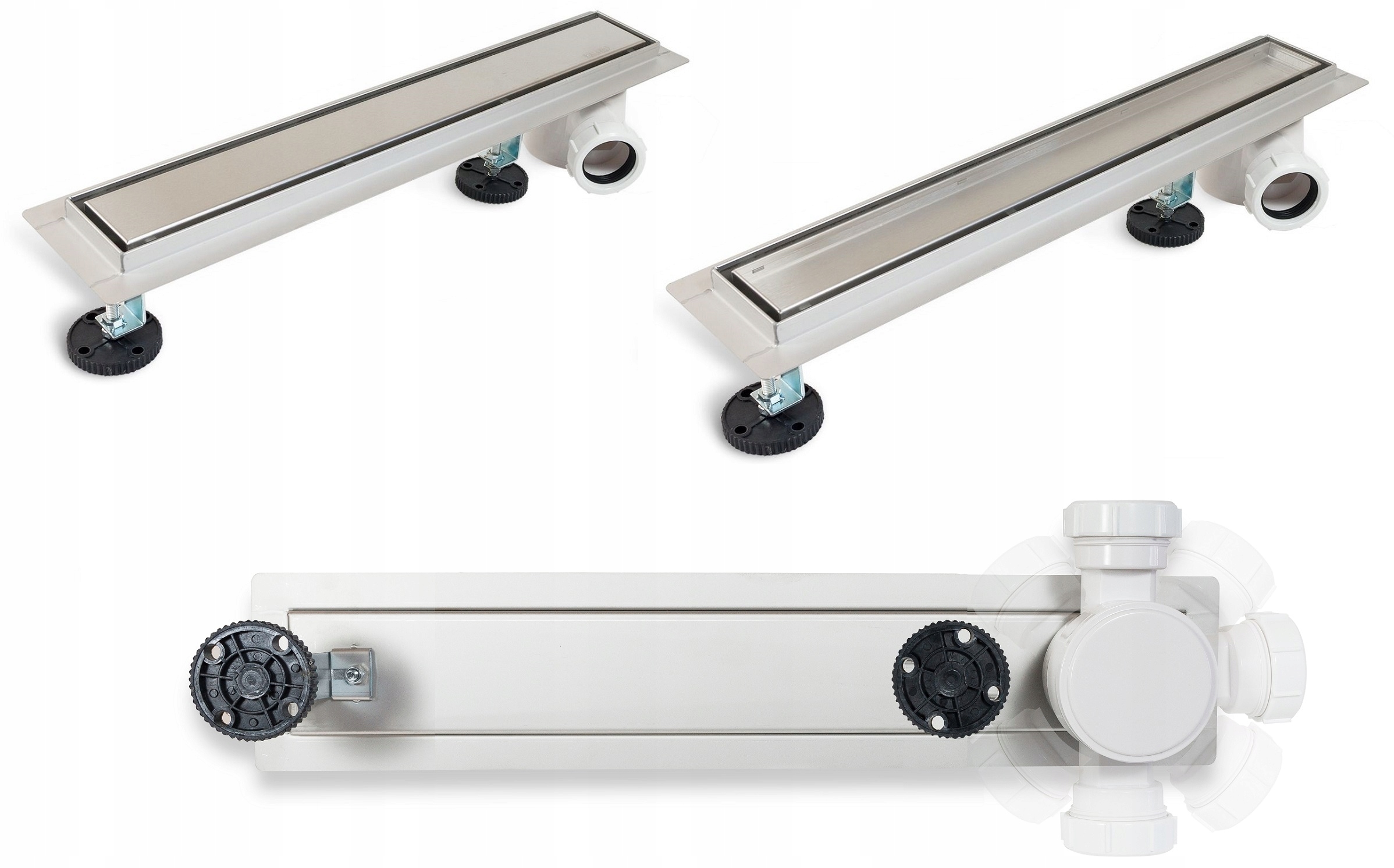 ODPŁYW LINIOWY 120cm OBROTOWY BOCZNY SYFON BALNEO