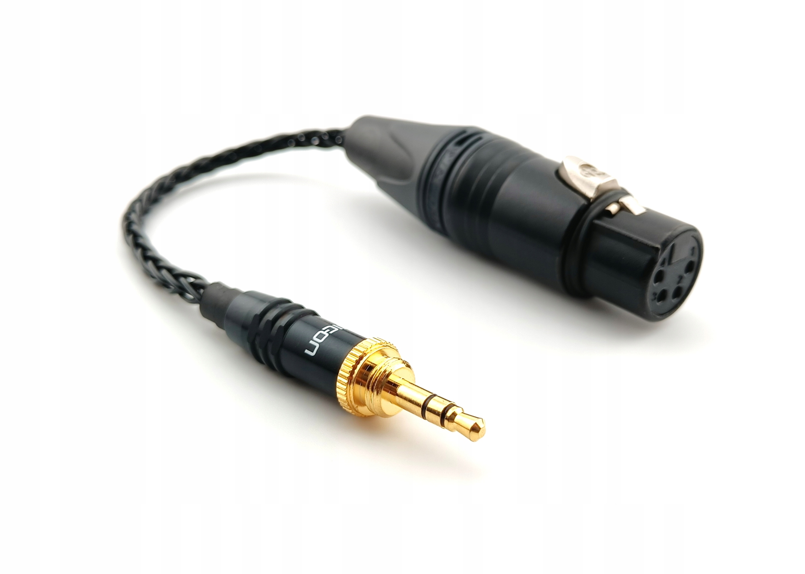 Vyvážený Adaptér Xlr 4 Pin konektor Jack 3,5 mm Hicon, měď 6N Occ