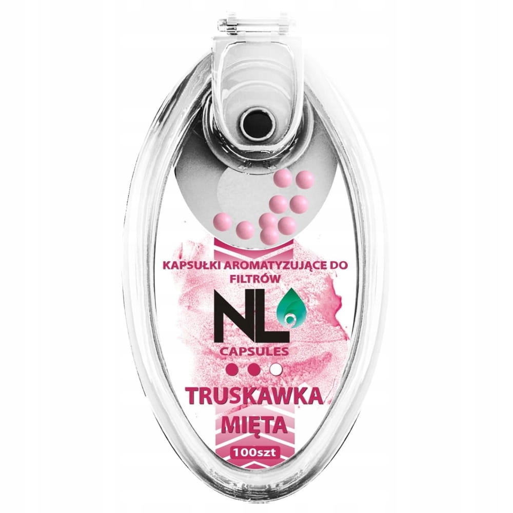 Kulki smakowe do filtrów NL Truskawka-Mięta 100szt