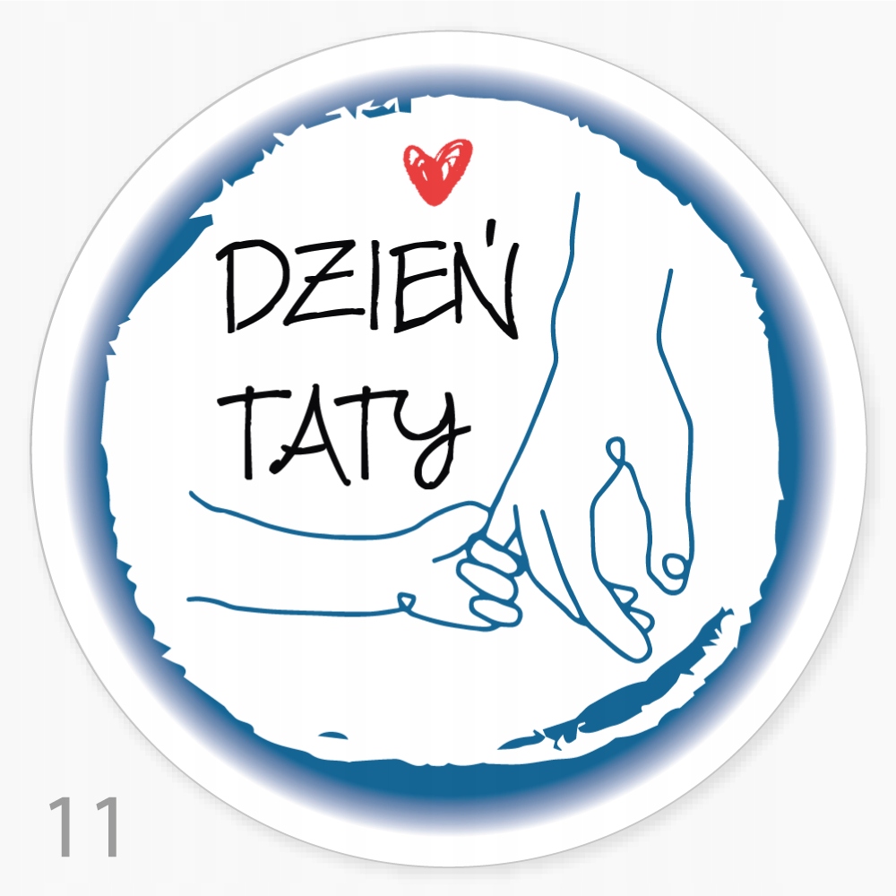 

Naklejki Dla Taty Dzień Ojca fi55 48szt