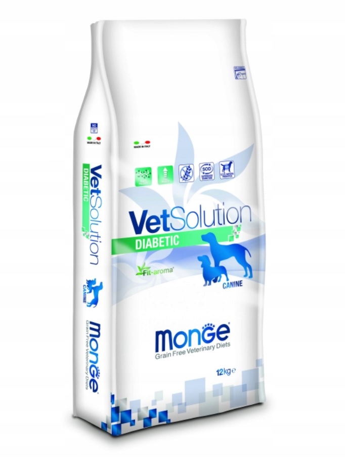 Monge Vet Solution Dog Diabetic 12 kg Krótka Data (23.05.2026)
