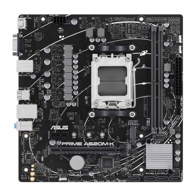 Asus Mb Sc AM5 Prime A620M-K, Amd A620, 2xDDR5, 1xHDMI, 1xVGA, mATX…