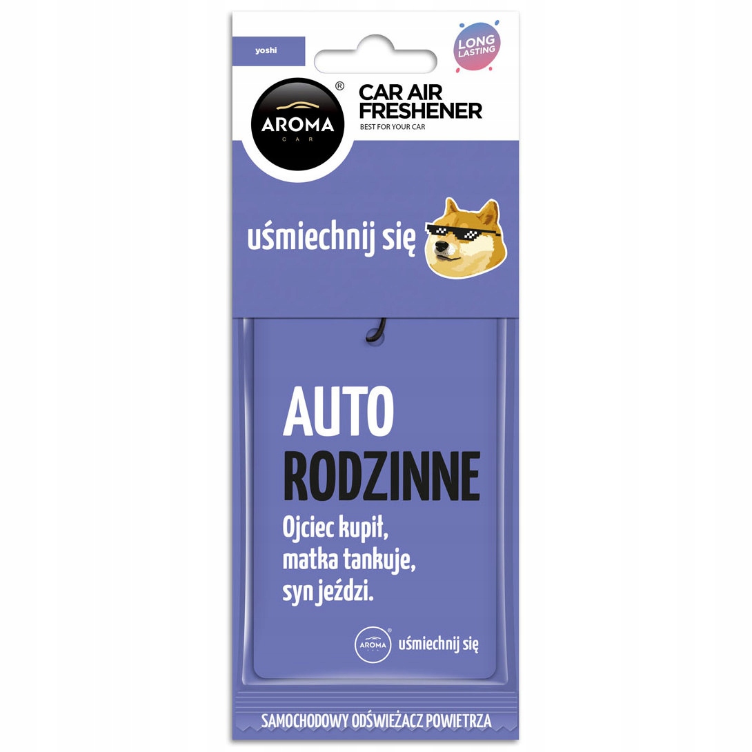 

Zawieszka Zapachowa Do Samochodu Aroma Car fiolet
