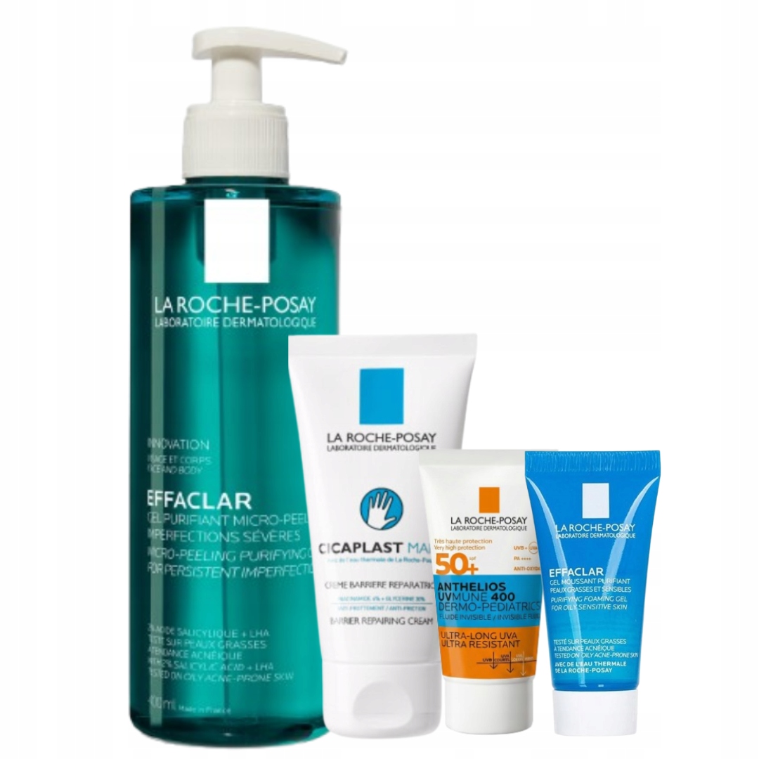 La Roche-Posay Effaclar Mikrozłuszczający żel do mycia twarzy Krem do rąk