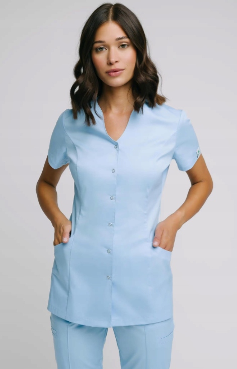 Dámská zdravotní zástěra SpaWear Alicja světle modrá Premiun XL