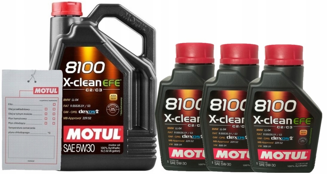 Motul 8100 x-clean efe 8L 5W-30