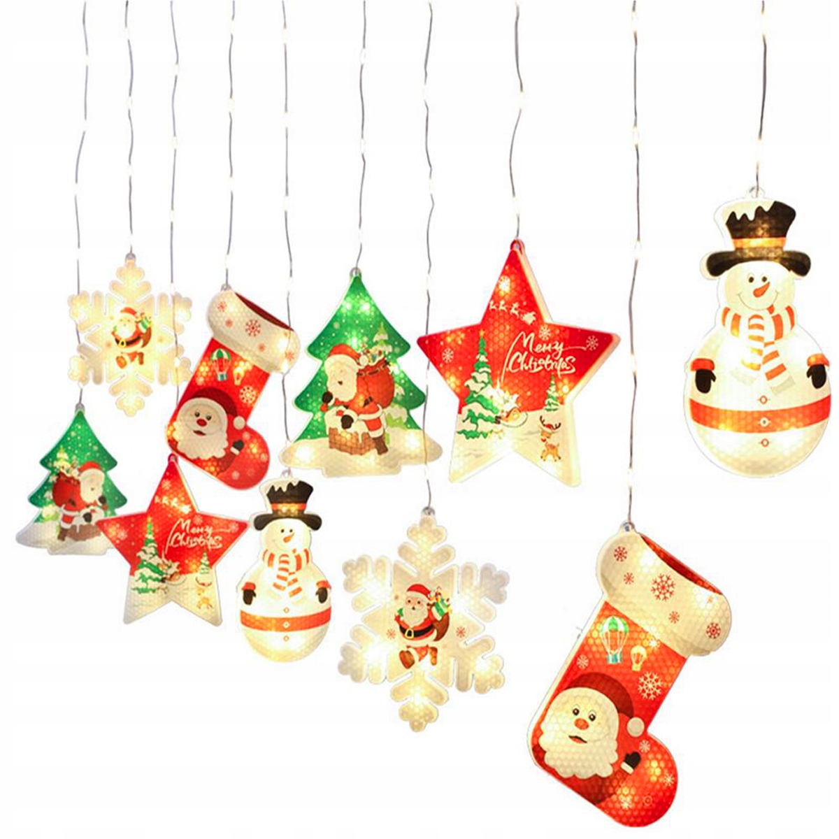 

Kurtyna Led Mikołaj Bałwan Renifer Na Druciku 361