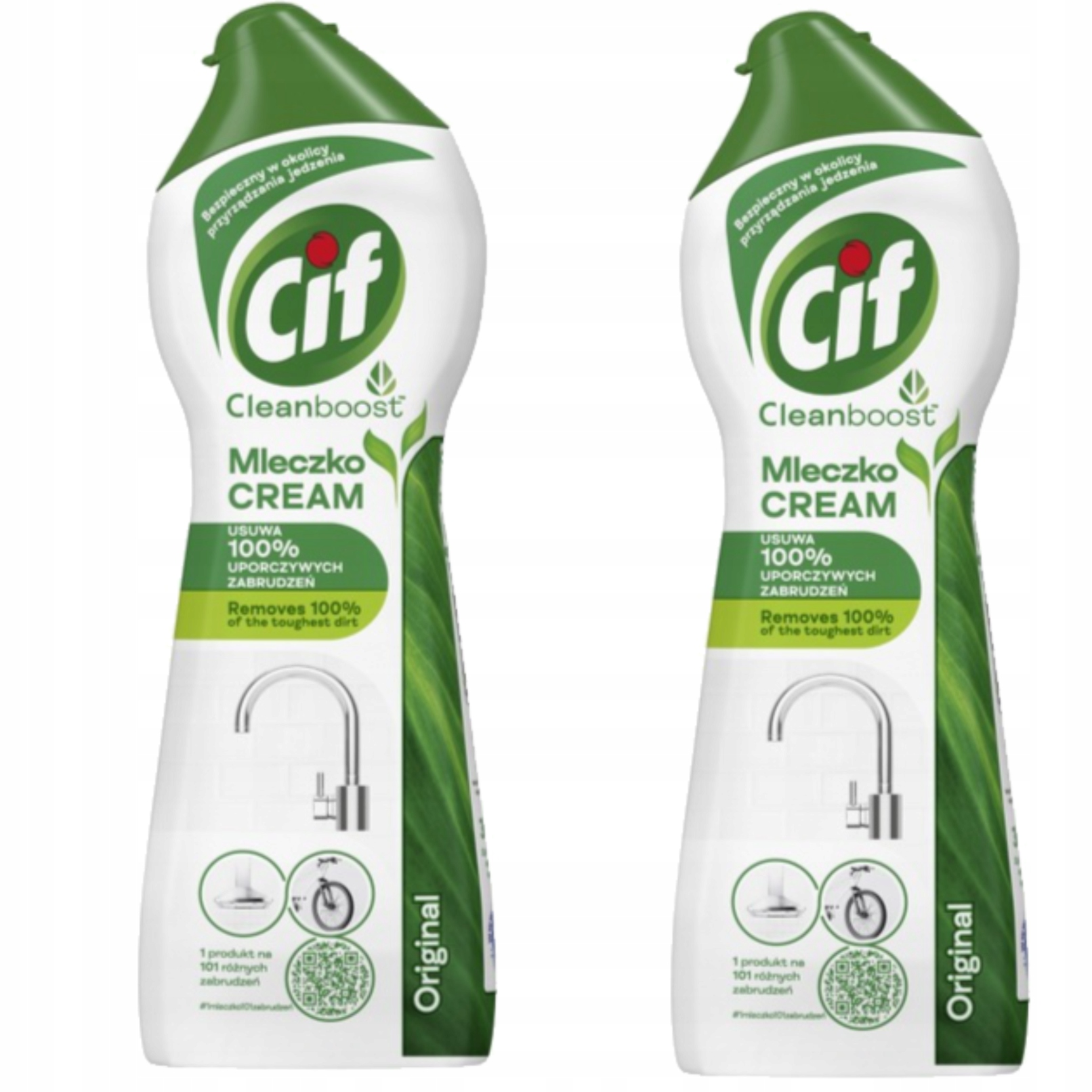 Levně Cif Mléko na čištění znečištěných povrchů Original 250 ml 2 ks