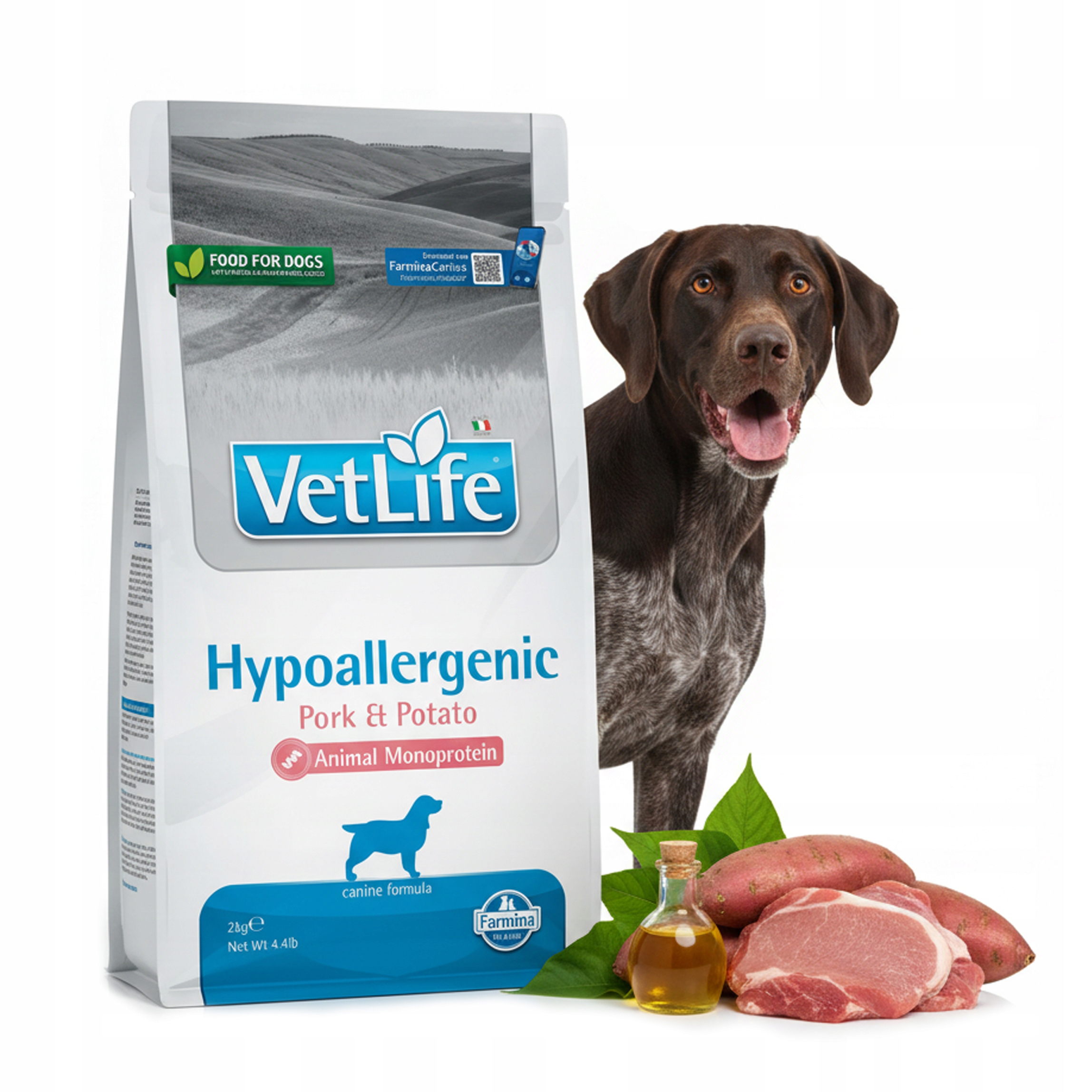 Farmina Vet Life Pork Potato 2kg Hypoallergenic karma dla psa alergika