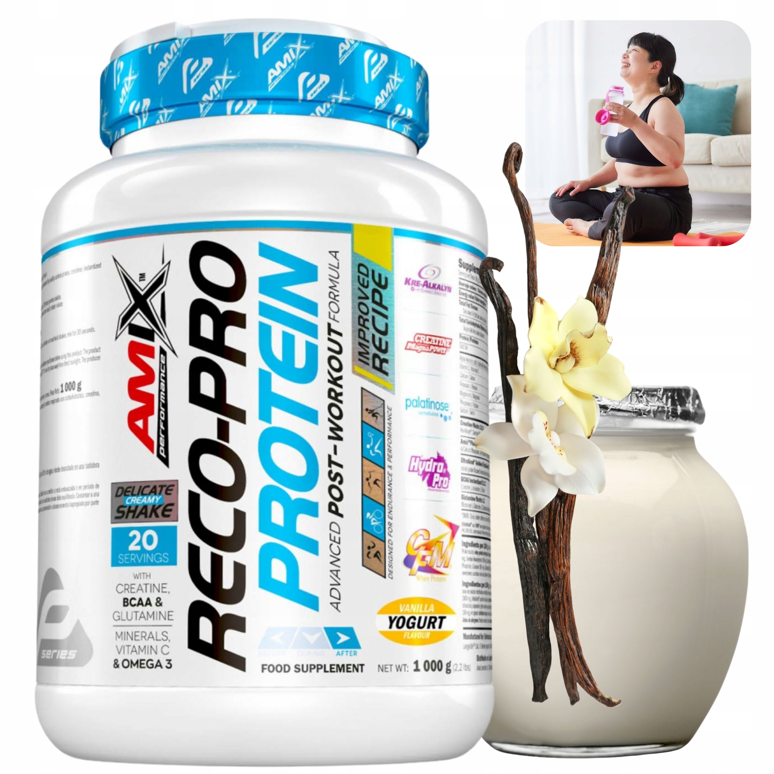 Potréninková Regenerace po tréninku Mix bílkovin Sacharidy Elektrolyty