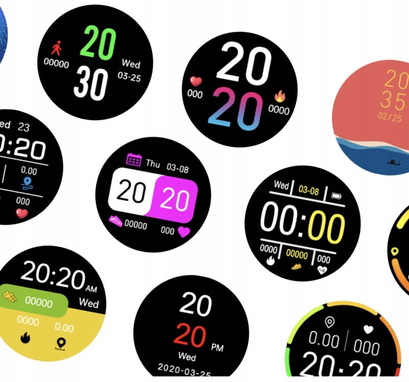 SMARTWATCH DAMSKI RUBICON MENU PL CIŚNIENIE SMS Stan opakowania oryginalne