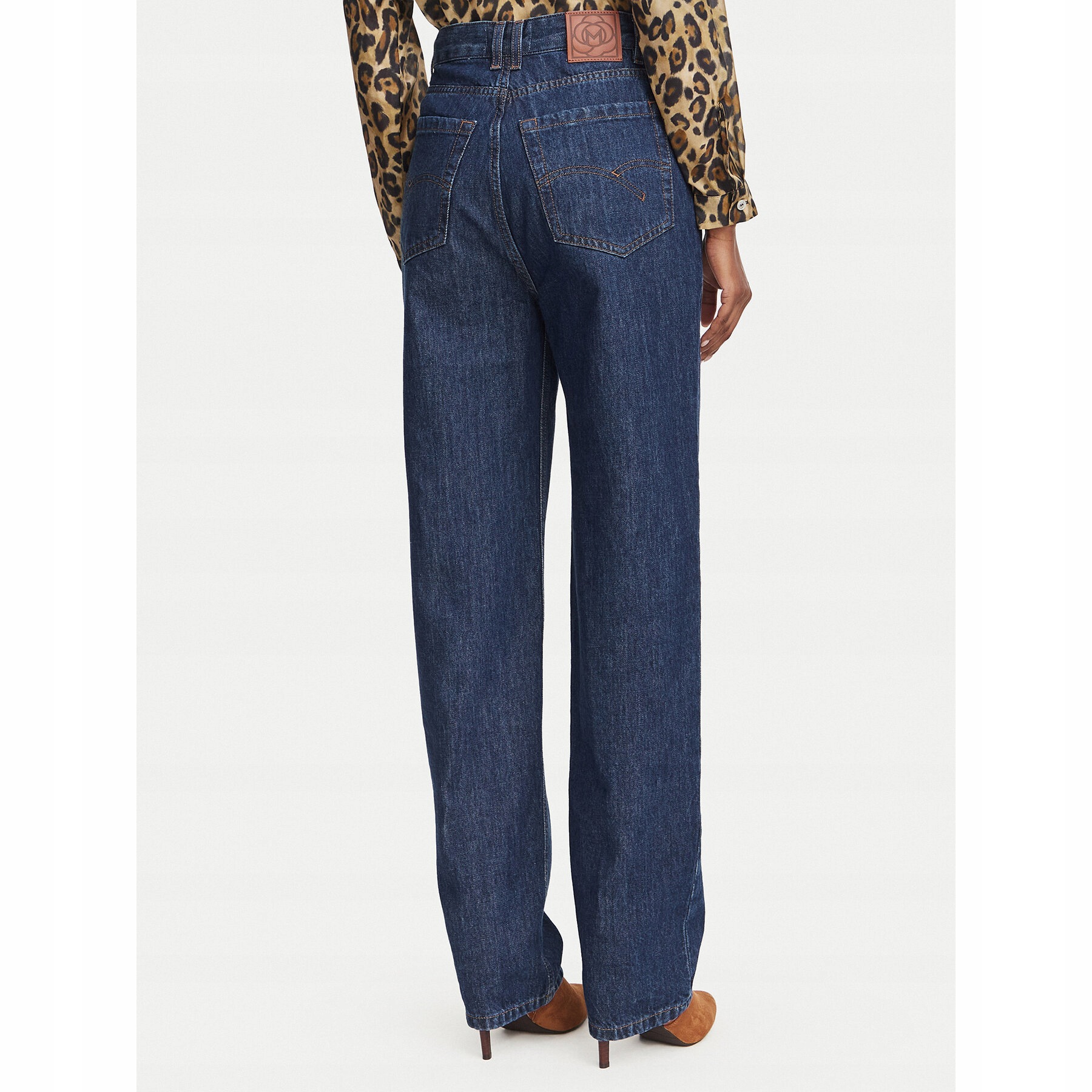 Damskie Jeansy 2623186044200 granatowy
