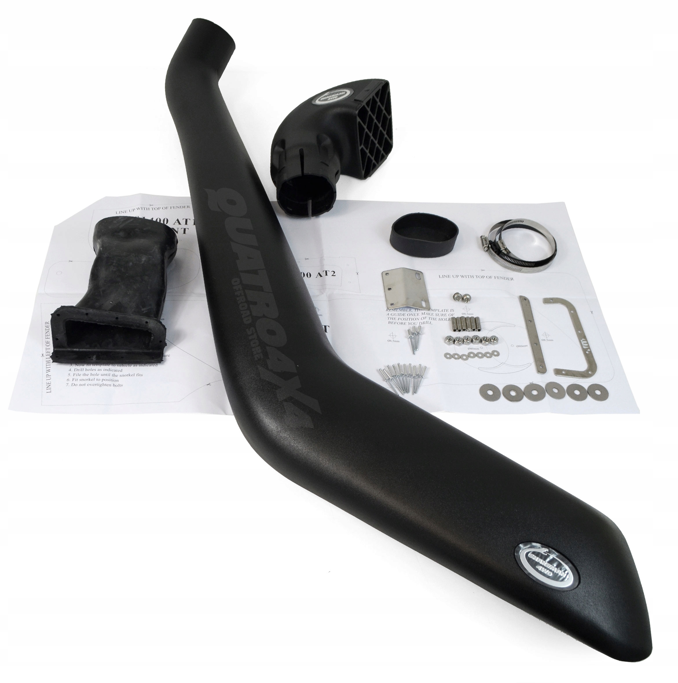 Vstup vzduchu Snorkel Volkswagen Amarok (2009+) 2.0L 4 cyl. Snakeman 4WD