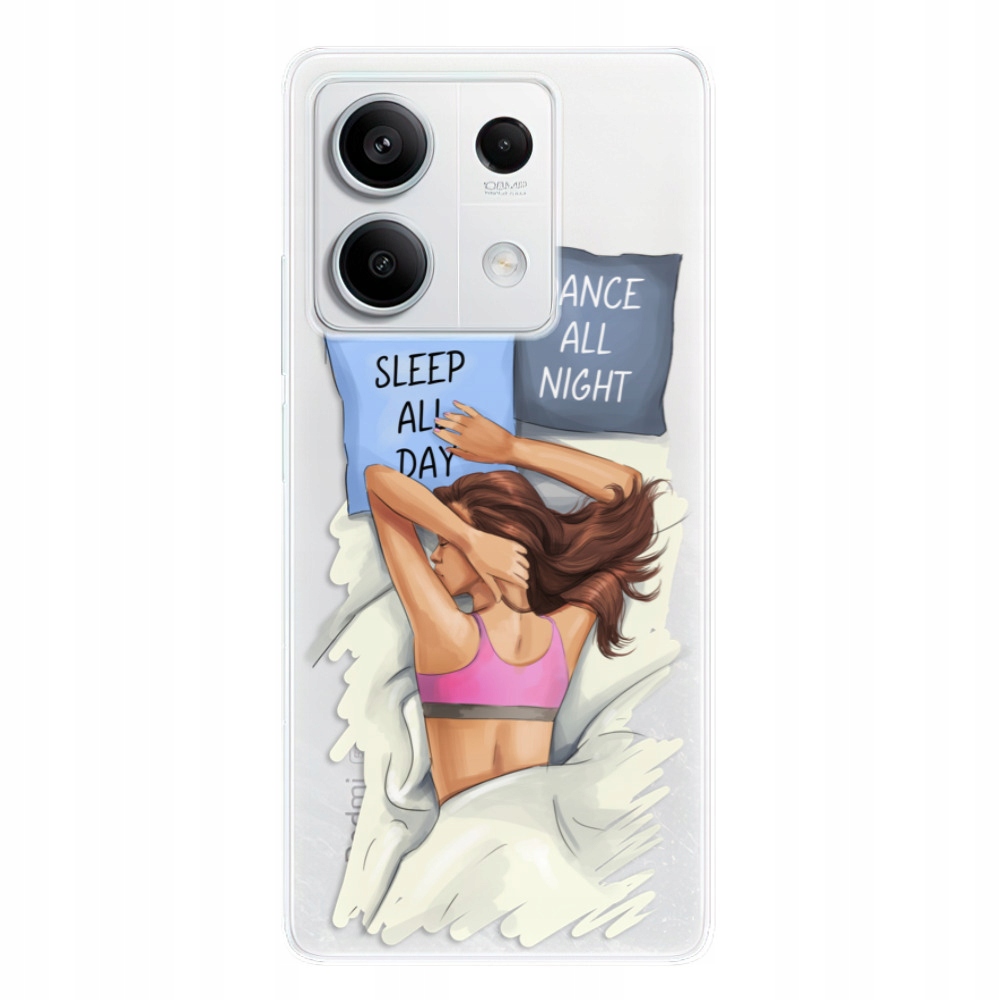 Silikonowe etui iSaprio Dance and Sleep do Xiaomi Redmi Note 13 5G