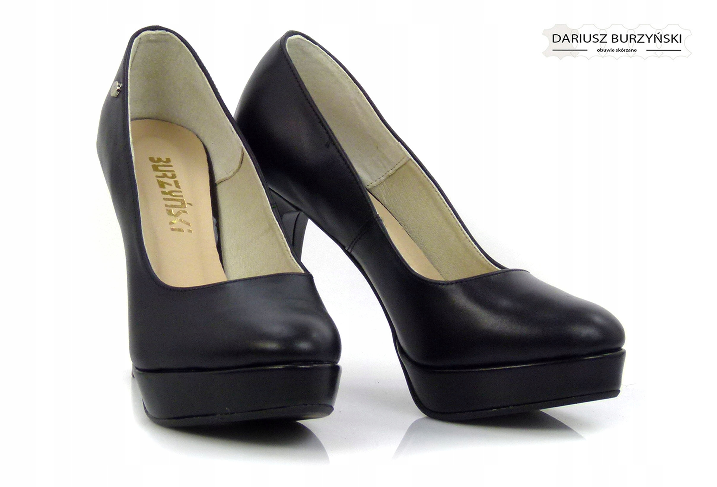 37 SZPILKI 261P CZARNE PLATFORMY BURZYŃSKI Model 261p