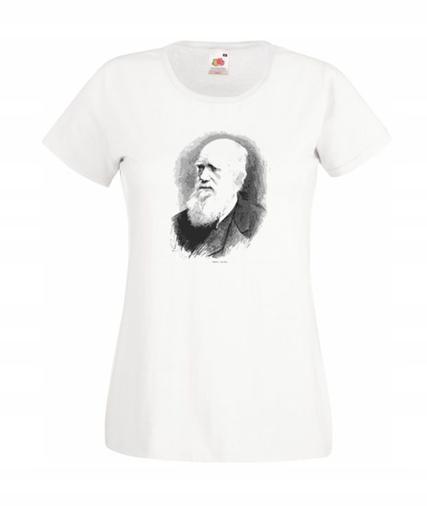 

L Koszulka Damska Darwin Karol Teoria Ewolucji