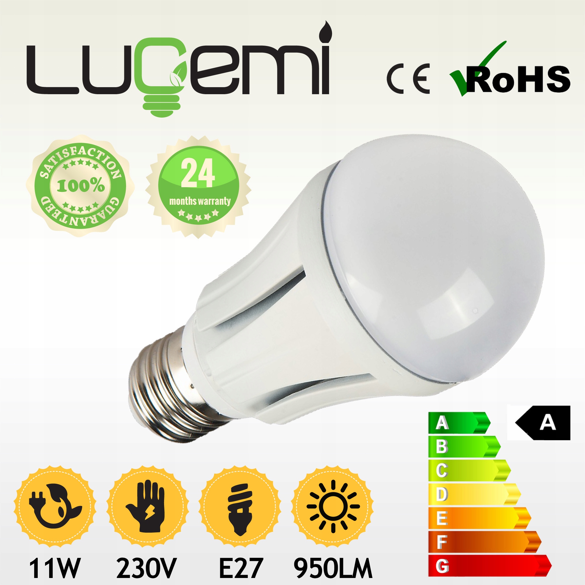 Żarówka LED 11W=100W E27 Barwa Ciepła PROMOCJA !
