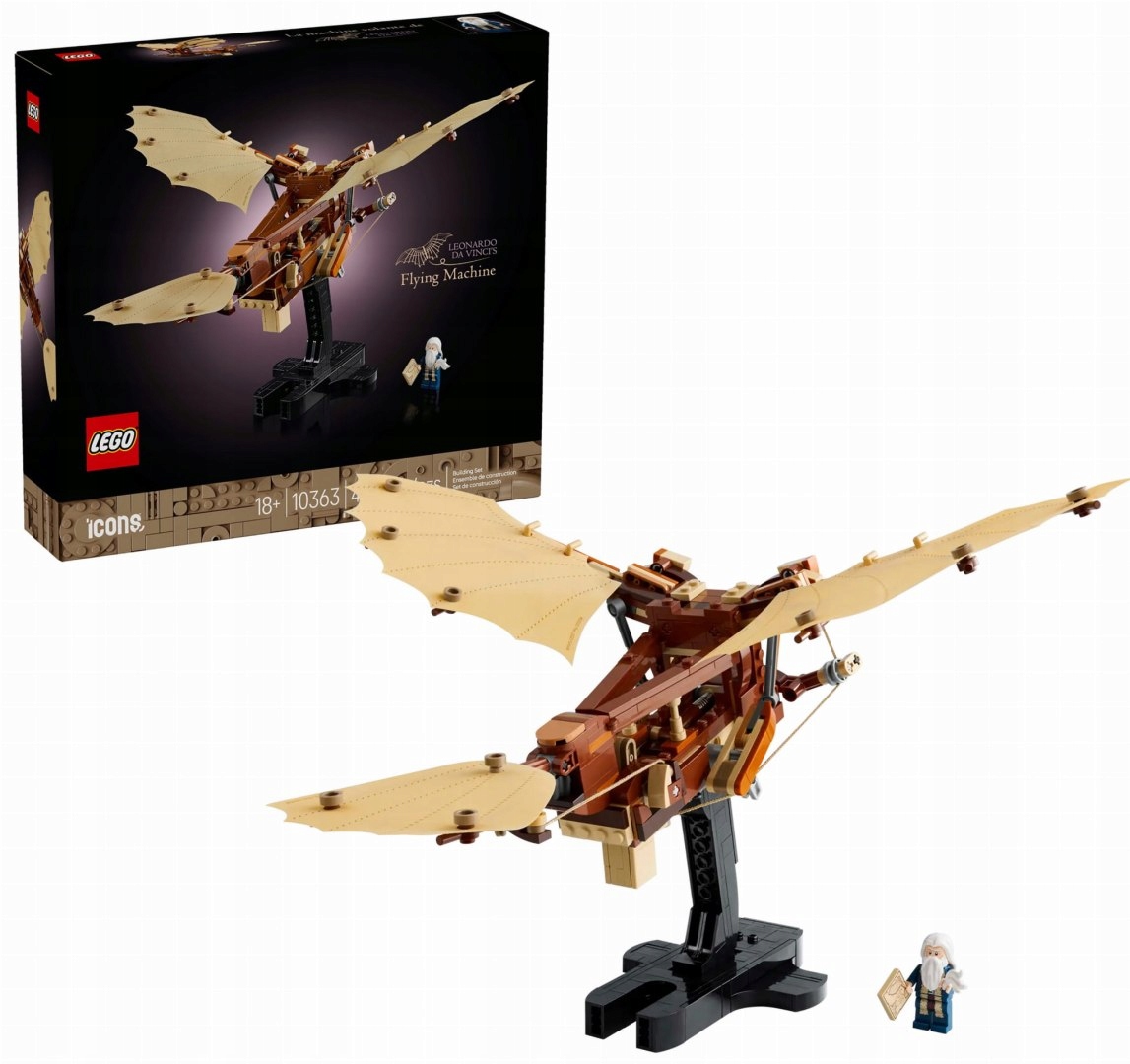 10363 Lego Icons létající stroj Leonarda da Vinciho