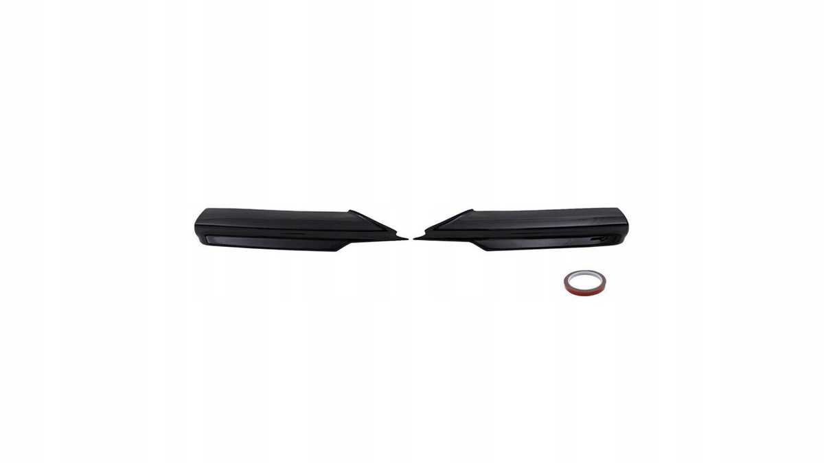 DOKŁADKA PRZEDNIEGO ZDERZAKA GLOSS BLACK BMW 3 E90 E91 PRZED LIFTEM 2005-20 Producent części MTuning