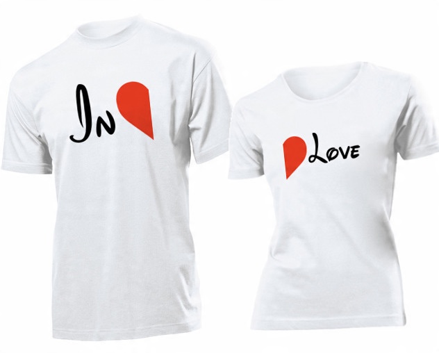

Koszulki dla par In Love Zakochanie Walentynki XL