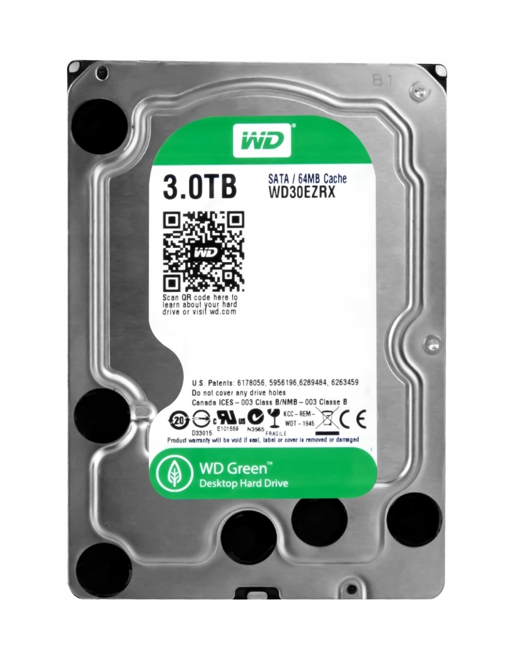 Pevný Disk Wd Green WD30EZRX 3.5" Sata