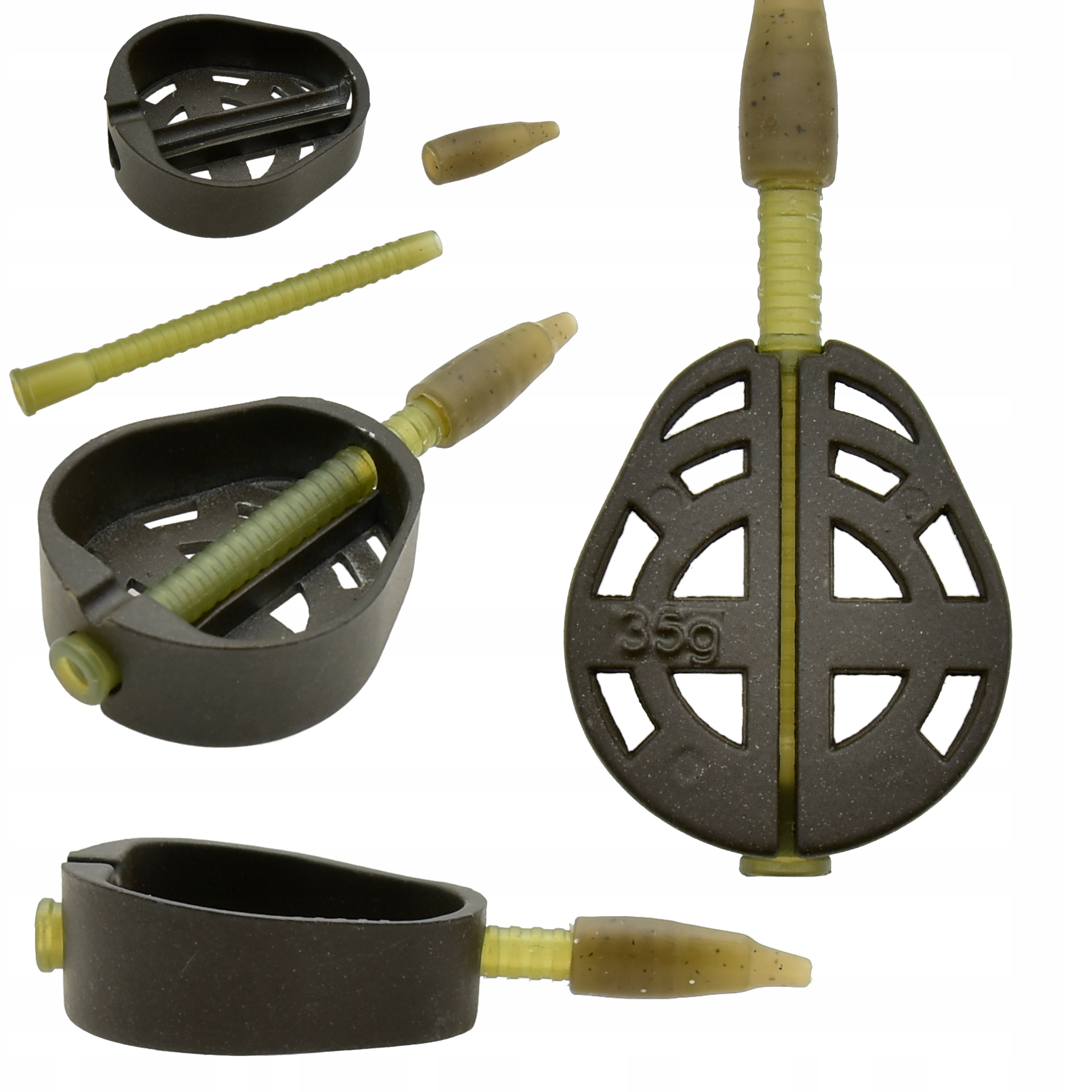 Koszyczek Method Feeder 35g Stabilny Podajnik Zanętowy Karpiowy Leszcz Amur