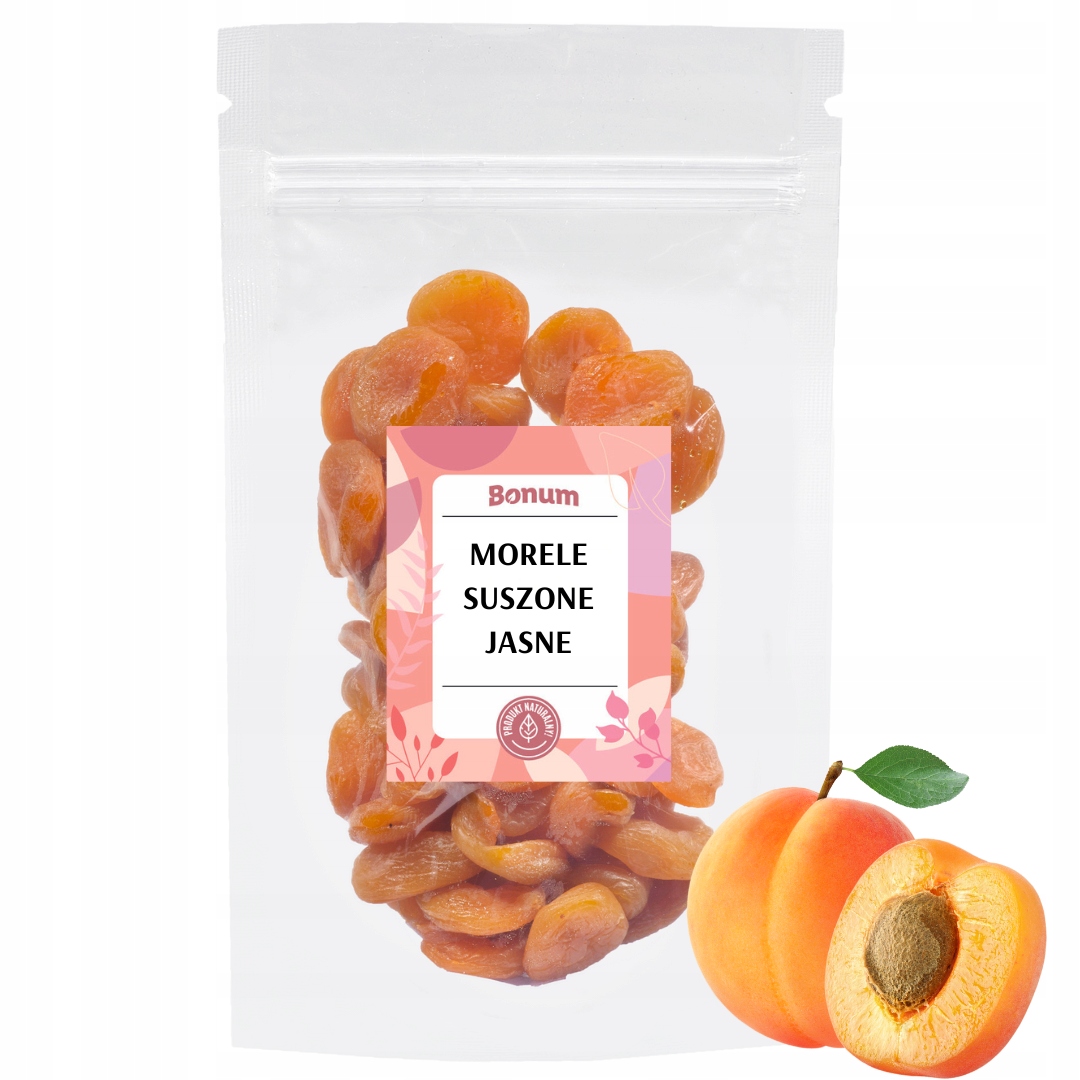 Sušené meruňky Jasné lahodné Sladké přírodní velké Bez Pecek 1 kg Bonum!