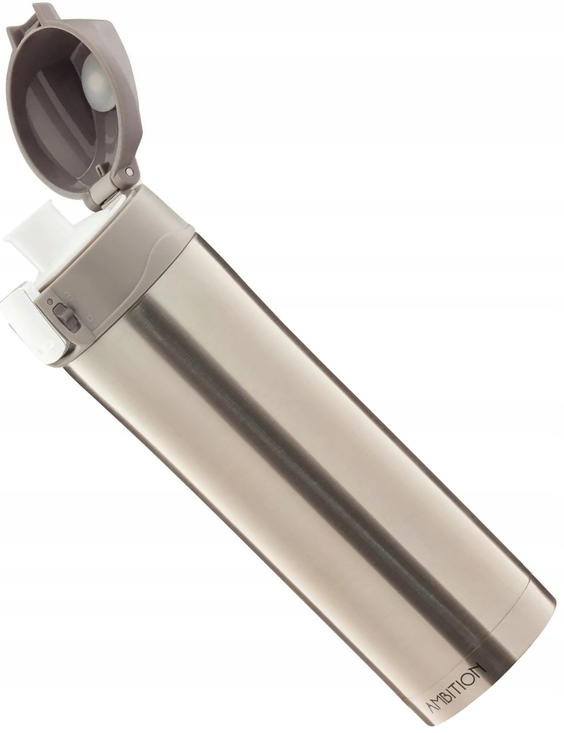 KUBEK TERMICZNY 420ml TERMOS ZŁOTY Z BLOKADĄ STALOWY do kawy do herbaty Kod producenta 62271