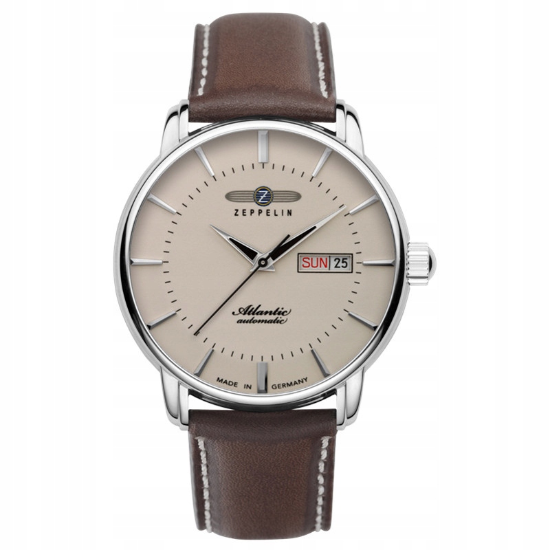 Pánské Hodinky Zeppelin 8466-5 hnědý pásek