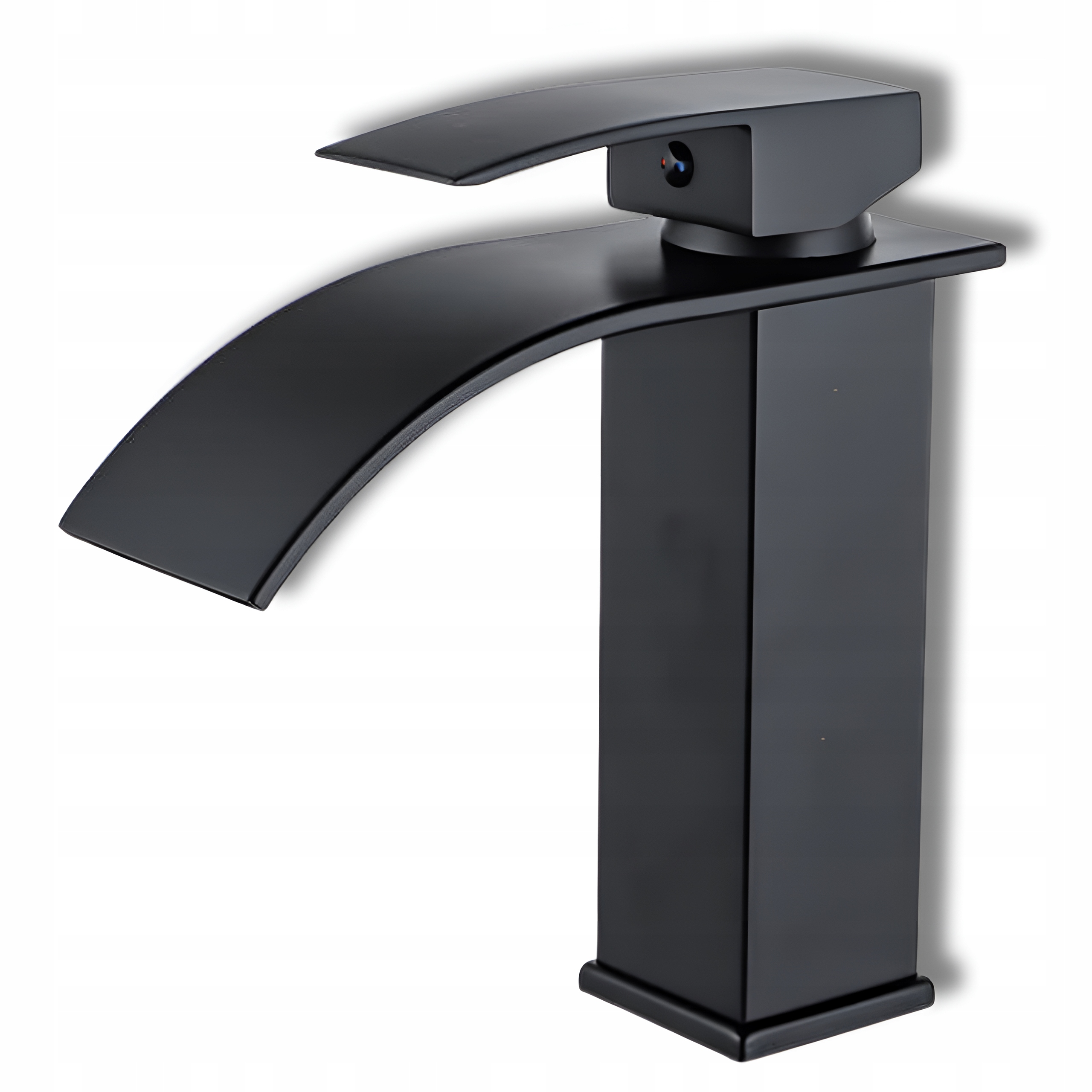 Delvant Hea Bateria Umywalkowa Łazienkowa Stojąca Kran Nablatowa Czarna