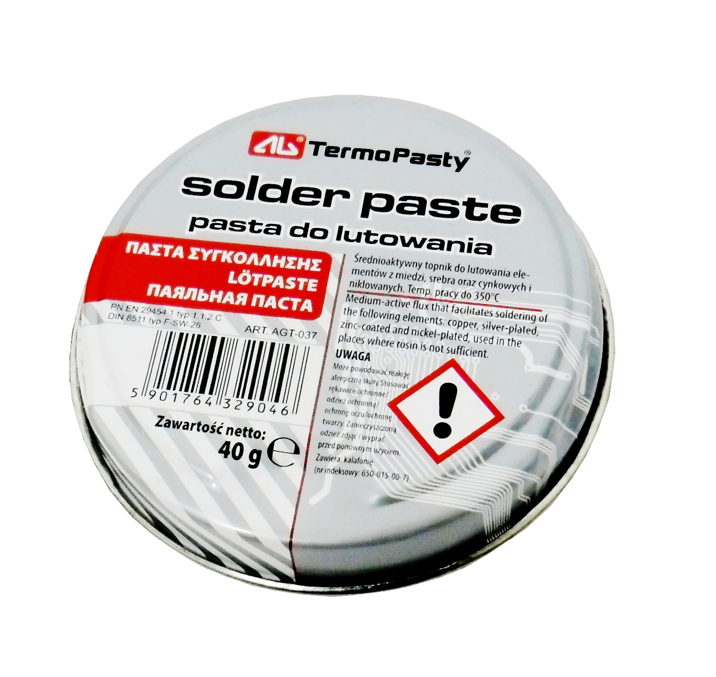 

Pasta Do Lutowania Lutownicza 40g Ag TermoPasty