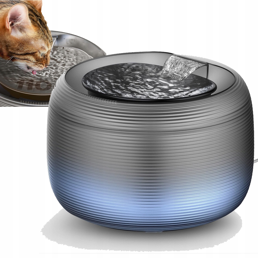 Automatická napáječka Fontána pro kočky Psa Miska Tiché napájedlo 2,5L