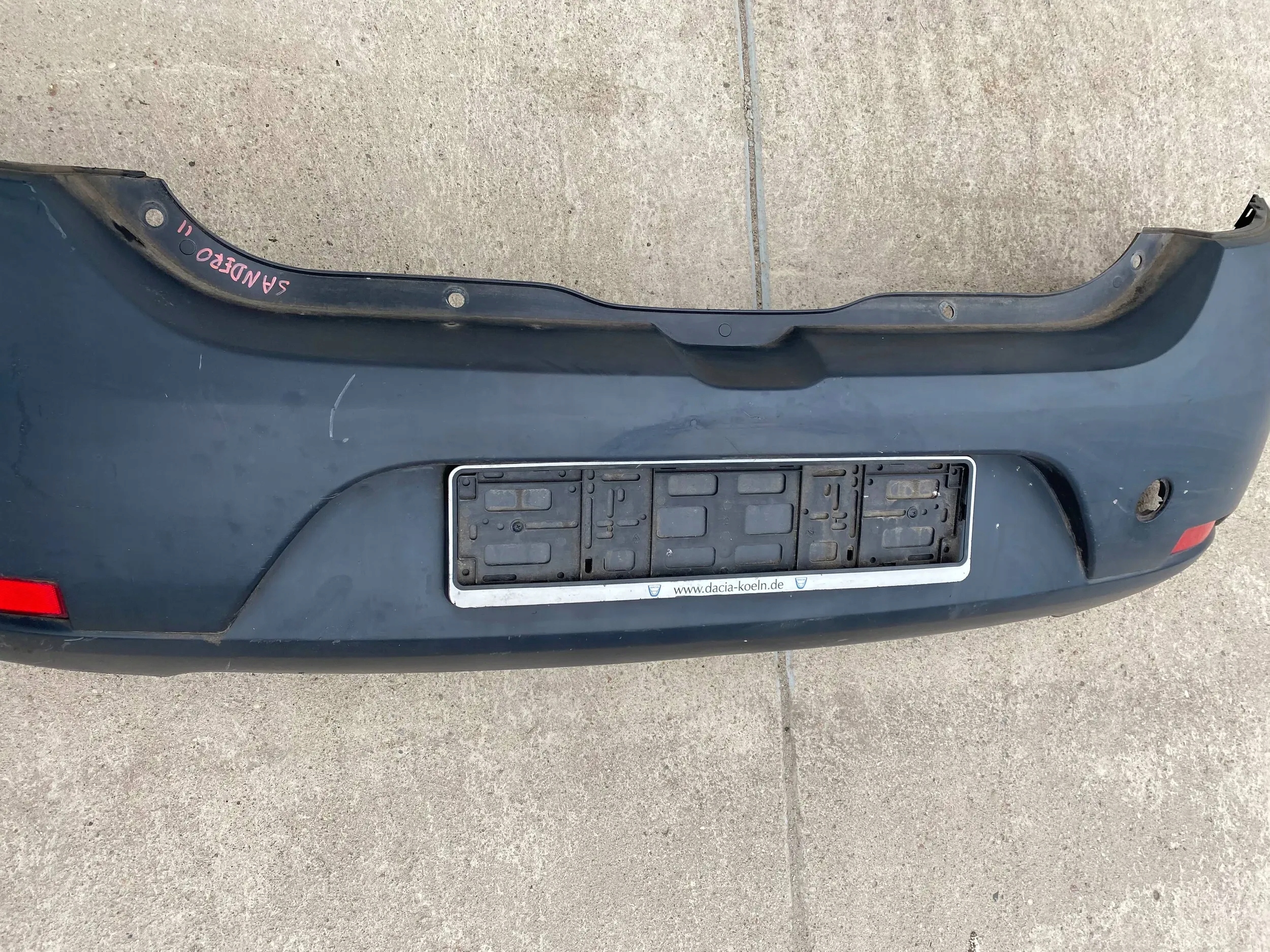 DACIA SANDERO II complete bumper rear part 850221967R