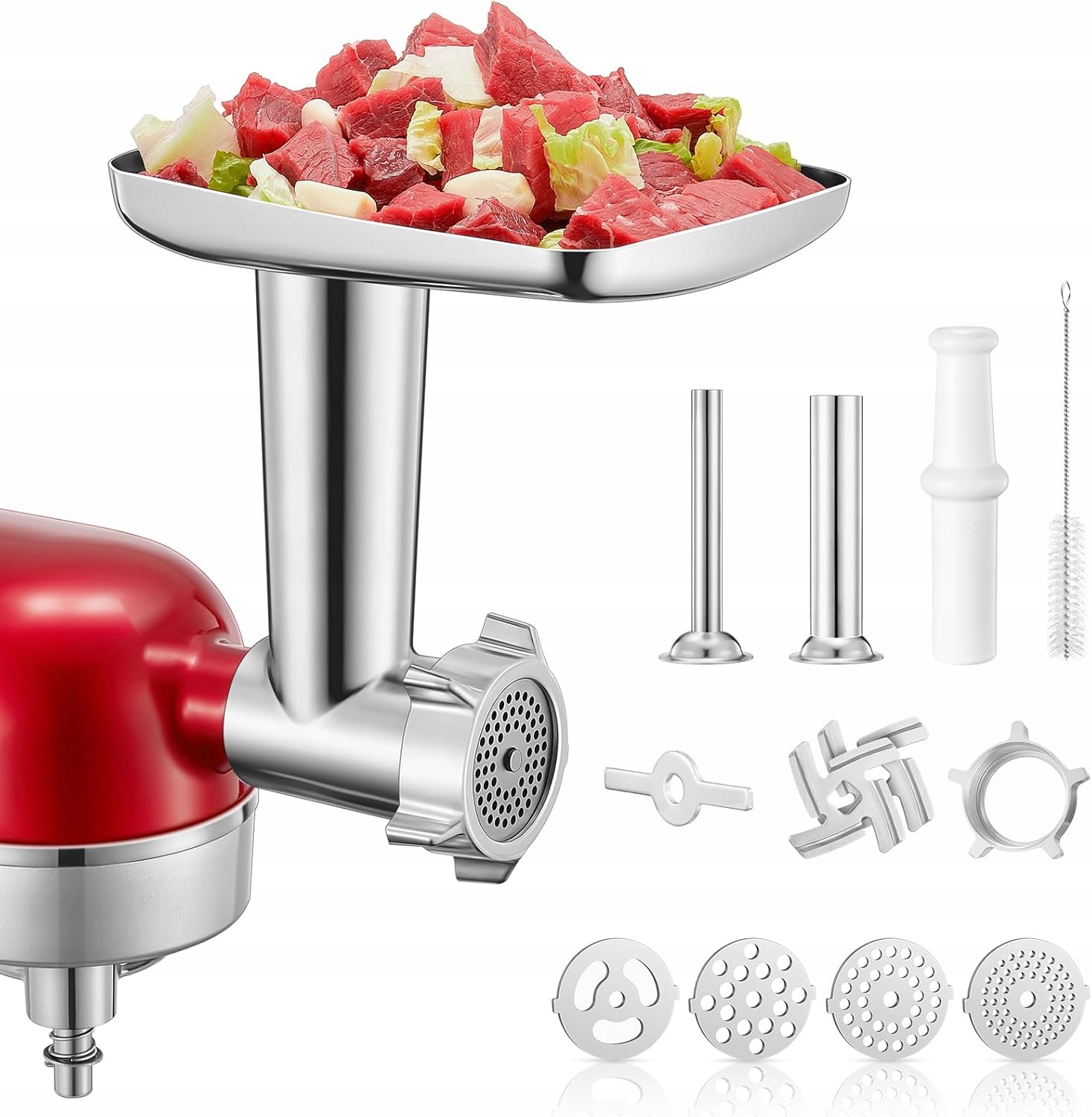 Fohere Ka-mg Mlýnek na maso pro KitchenAid 4 Sita Inox