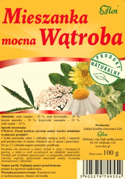 

Flos Mieszanka Mocna Wątroba 100G