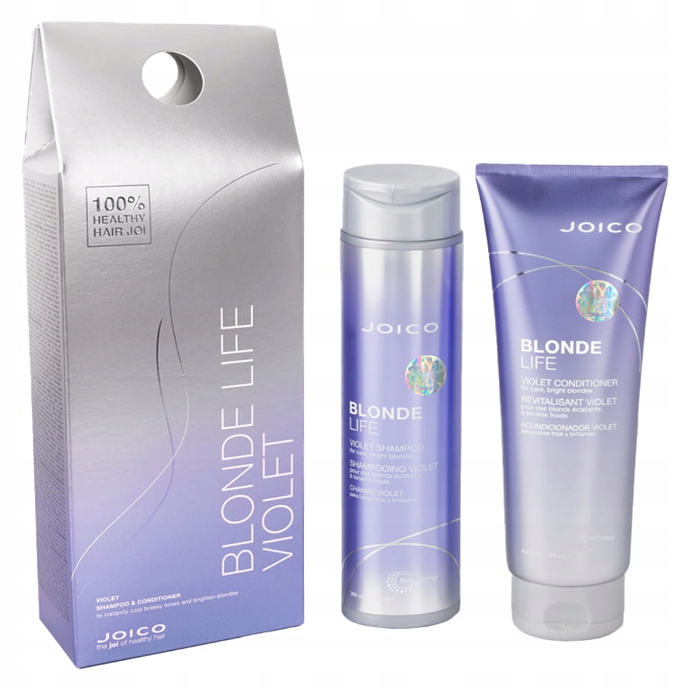 Joico Blonde Life Violet dárková sada na vlasy, která ochlazuje barvu